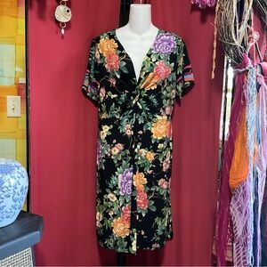 NWT Johnny Was The Janie Favorite Twist Front Floral Swing Dress